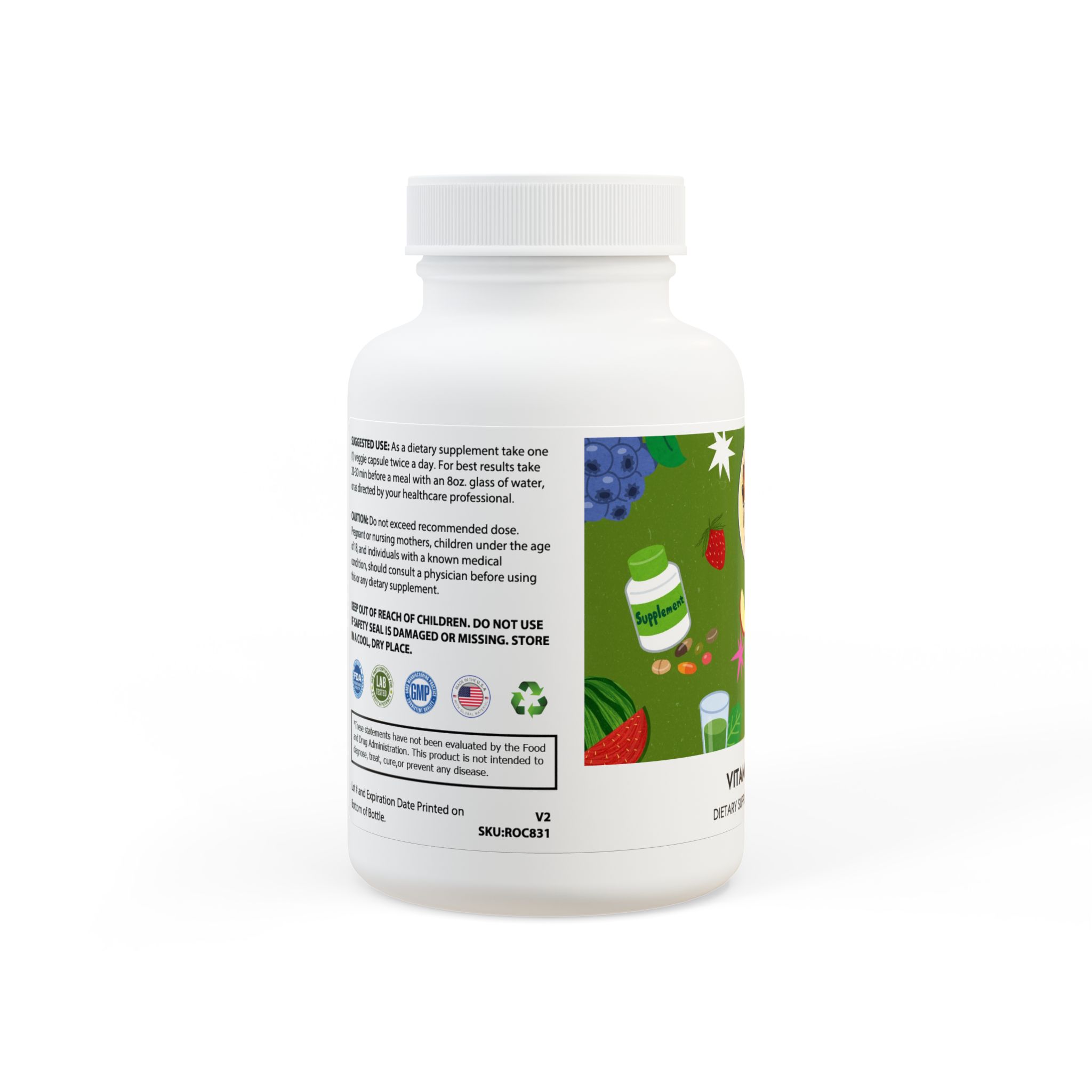 Vitamin K2 + D3 Supplement (60 Capsules) - Image 2