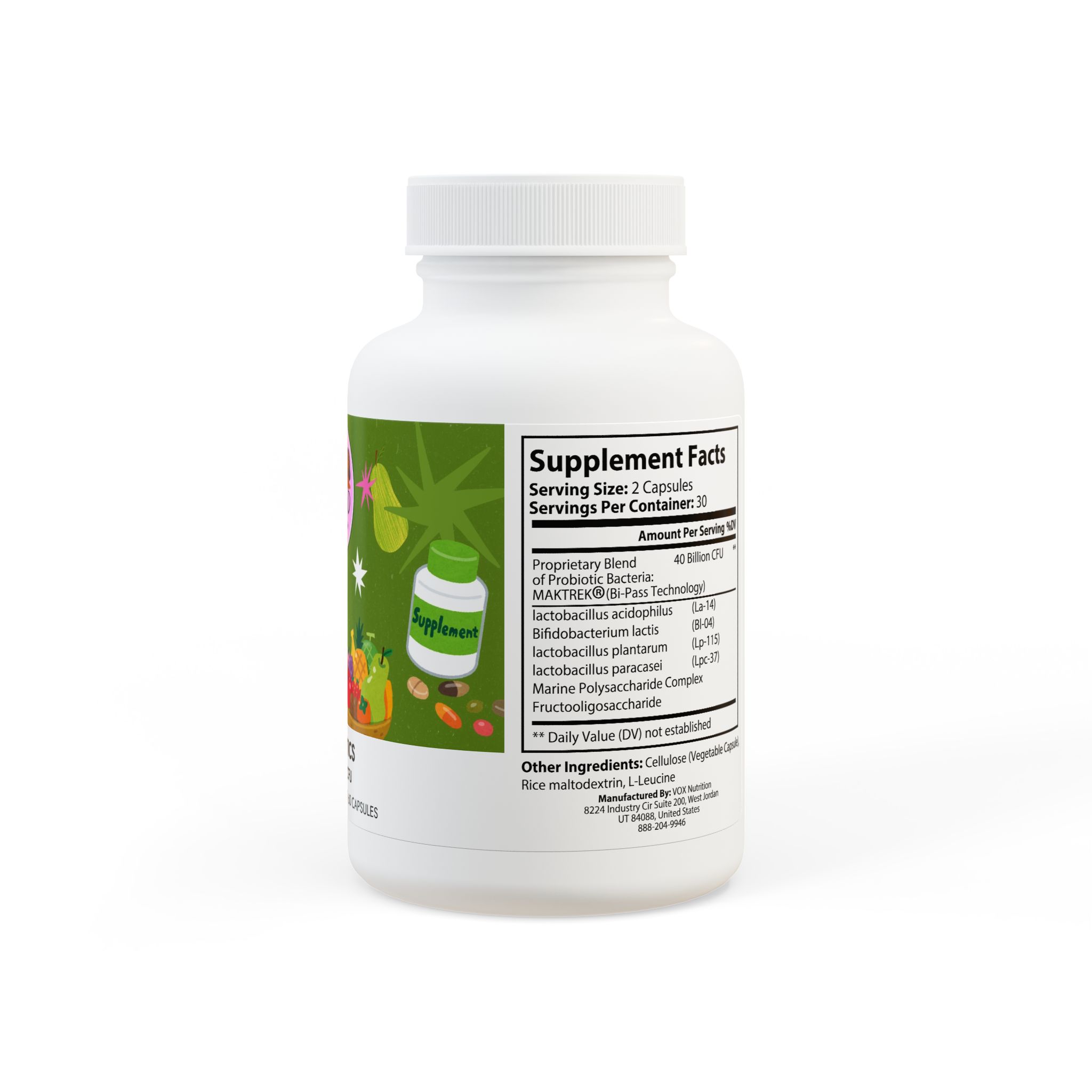 Probiotics Supplement (60 Capsules) - Image 3
