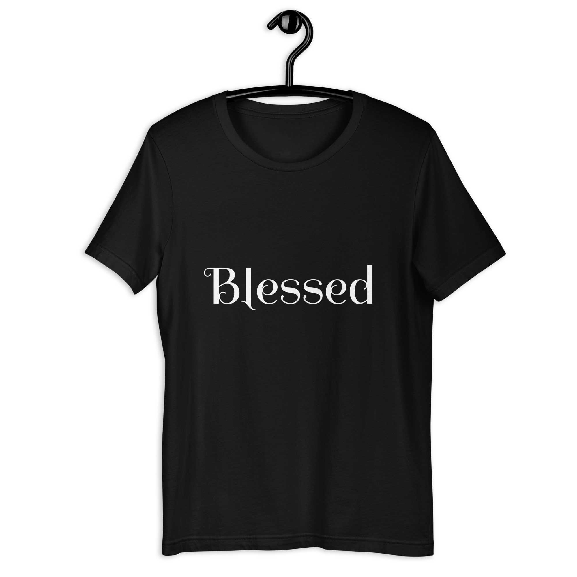Blessed Unisex T-shirt (white lettering) - Image 2