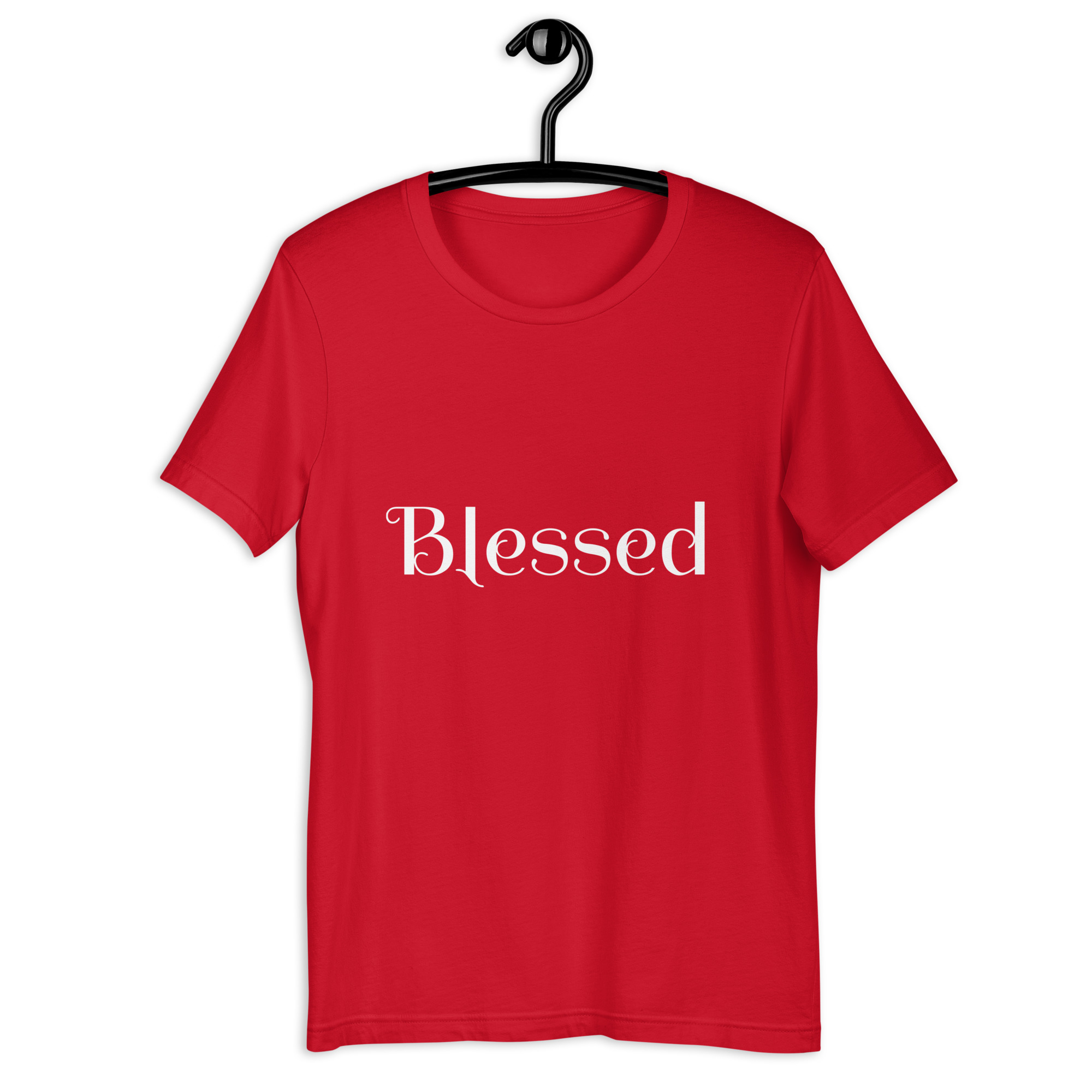 Blessed Unisex T-shirt (white lettering) - Image 5