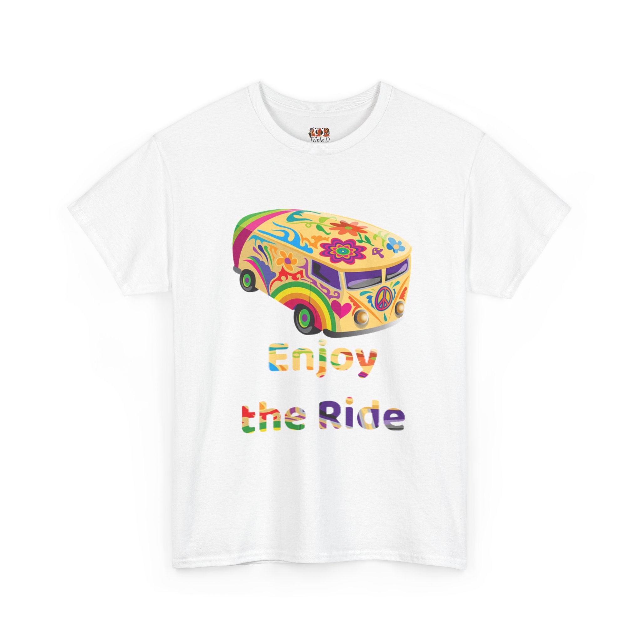 Enjoy the Ride Retro Inspired Kids Graphic T-Shirt - Fun, Vibrant, Retro Style - Image 2