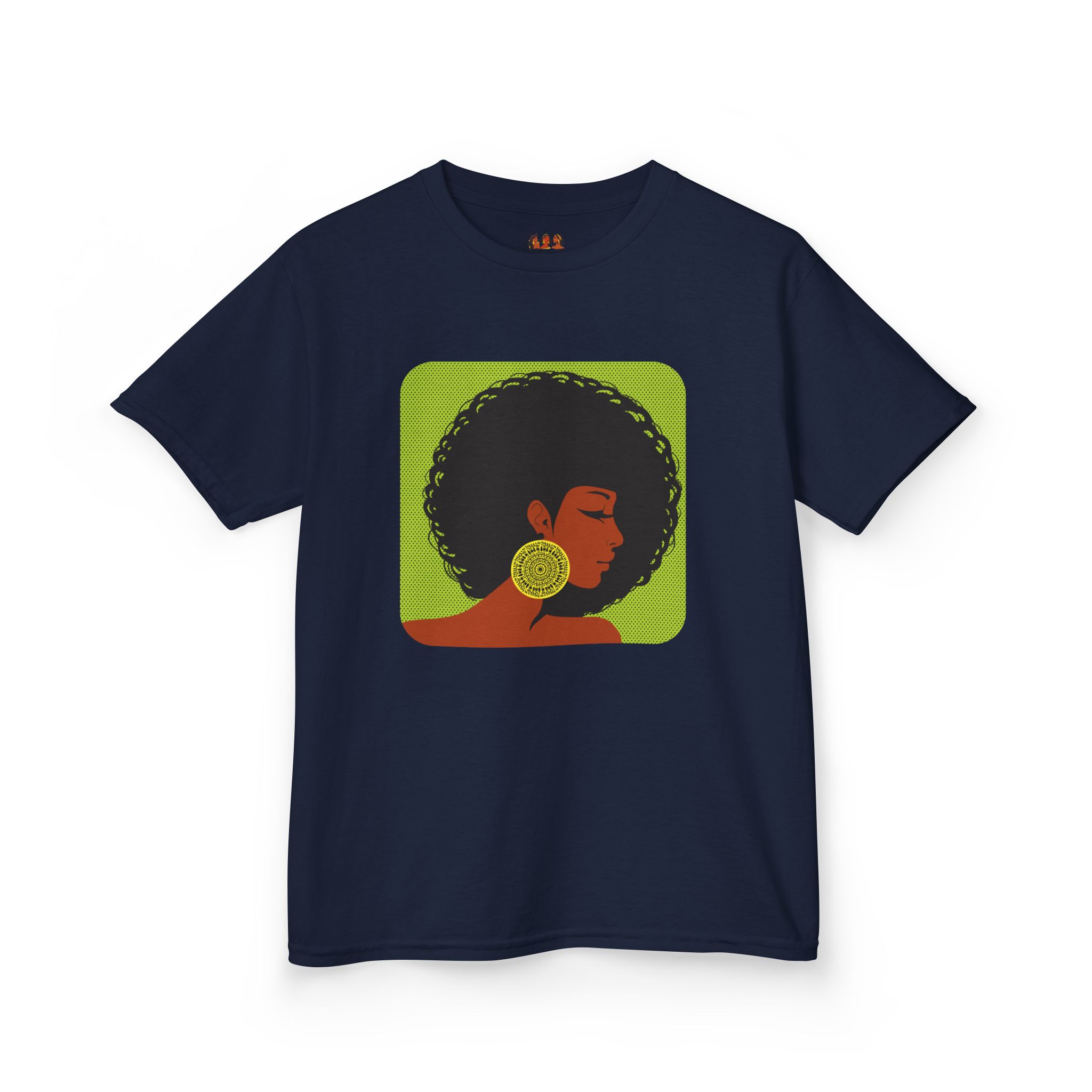 Afrocentric Kids Heavy Cotton™ T-Shirt - Black African American Girl Pride Cultural Shirt, Fun Children’s Apparel - Image 16
