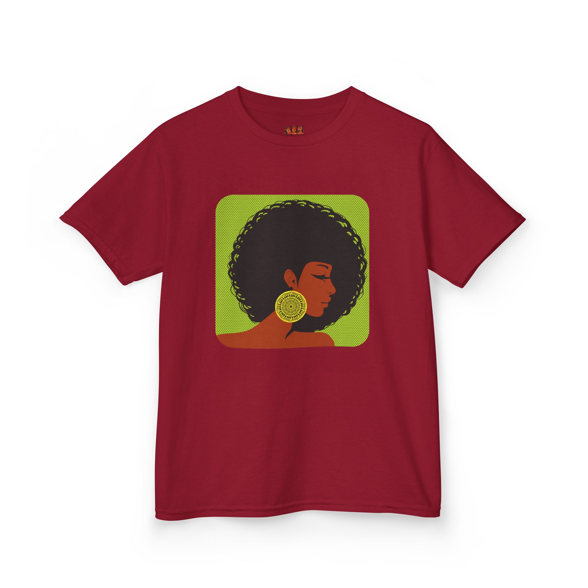 Afrocentric Kids Heavy Cotton™ T-Shirt - Black African American Girl Pride Cultural Shirt, Fun Children’s Apparel - Image 26
