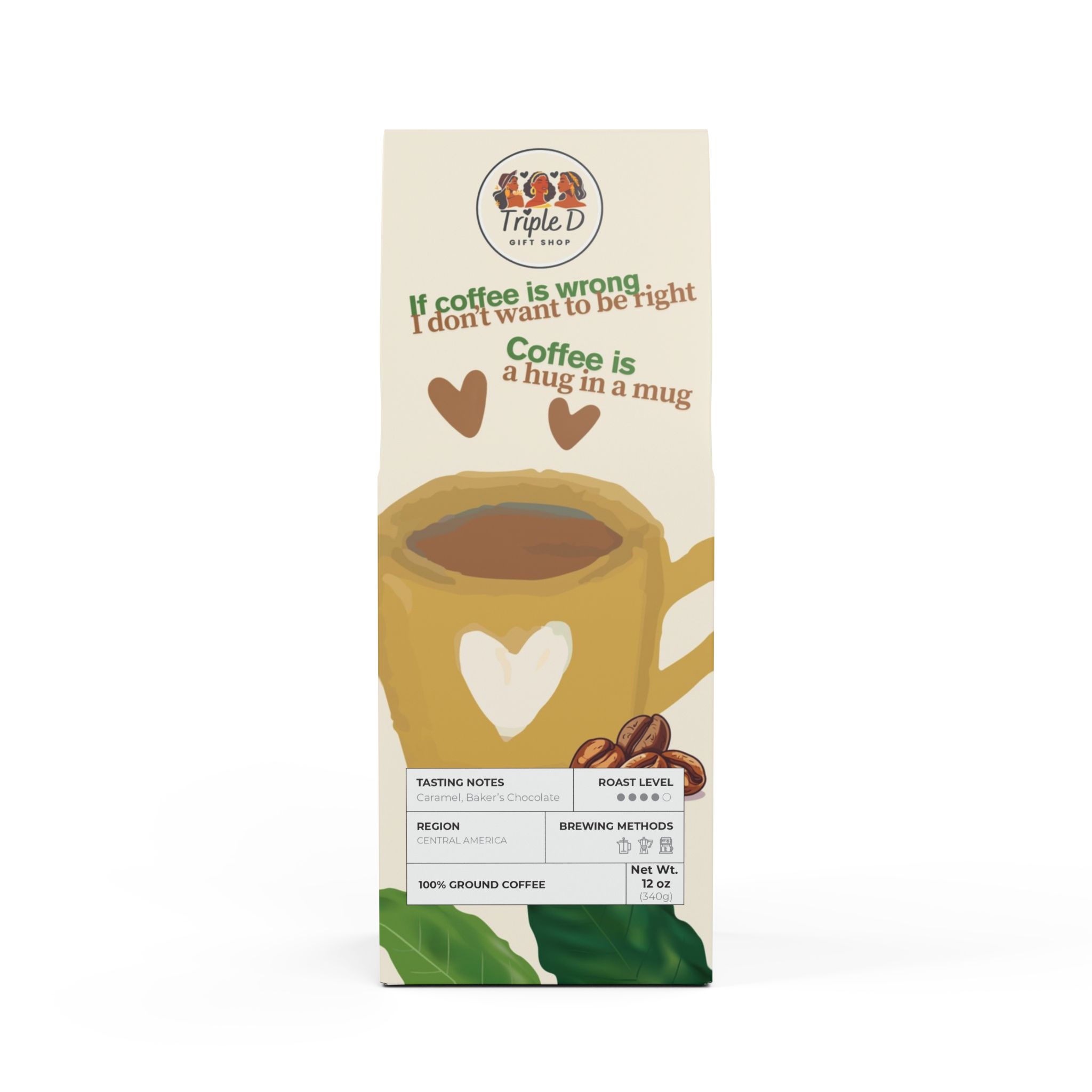 Flathead Valley Coffee Blend (Medium-Dark Roast), Roasted in the USA