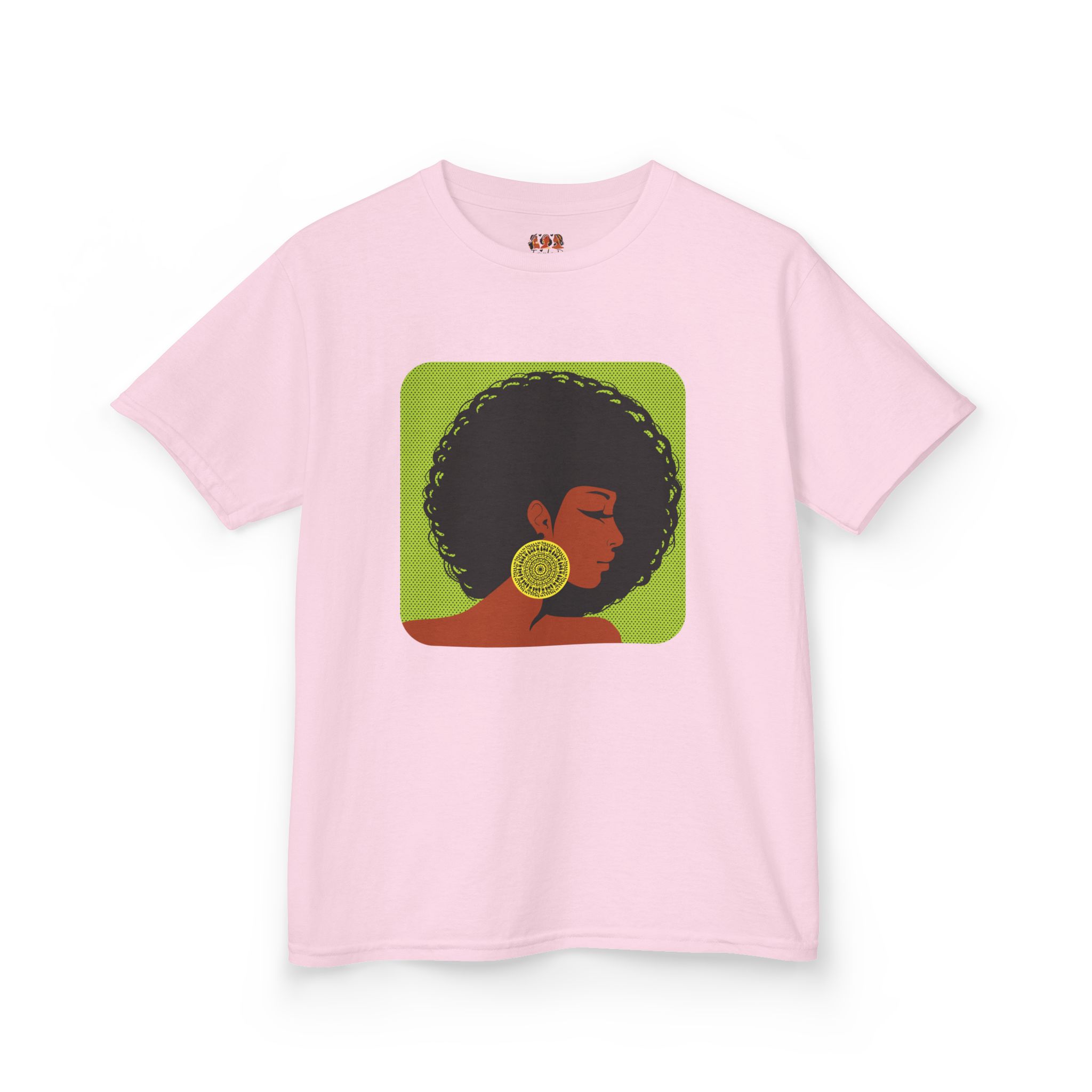 Afrocentric Kids Heavy Cotton™ T-Shirt - Black African American Girl Pride Cultural Shirt, Fun Children’s Apparel - Image 20