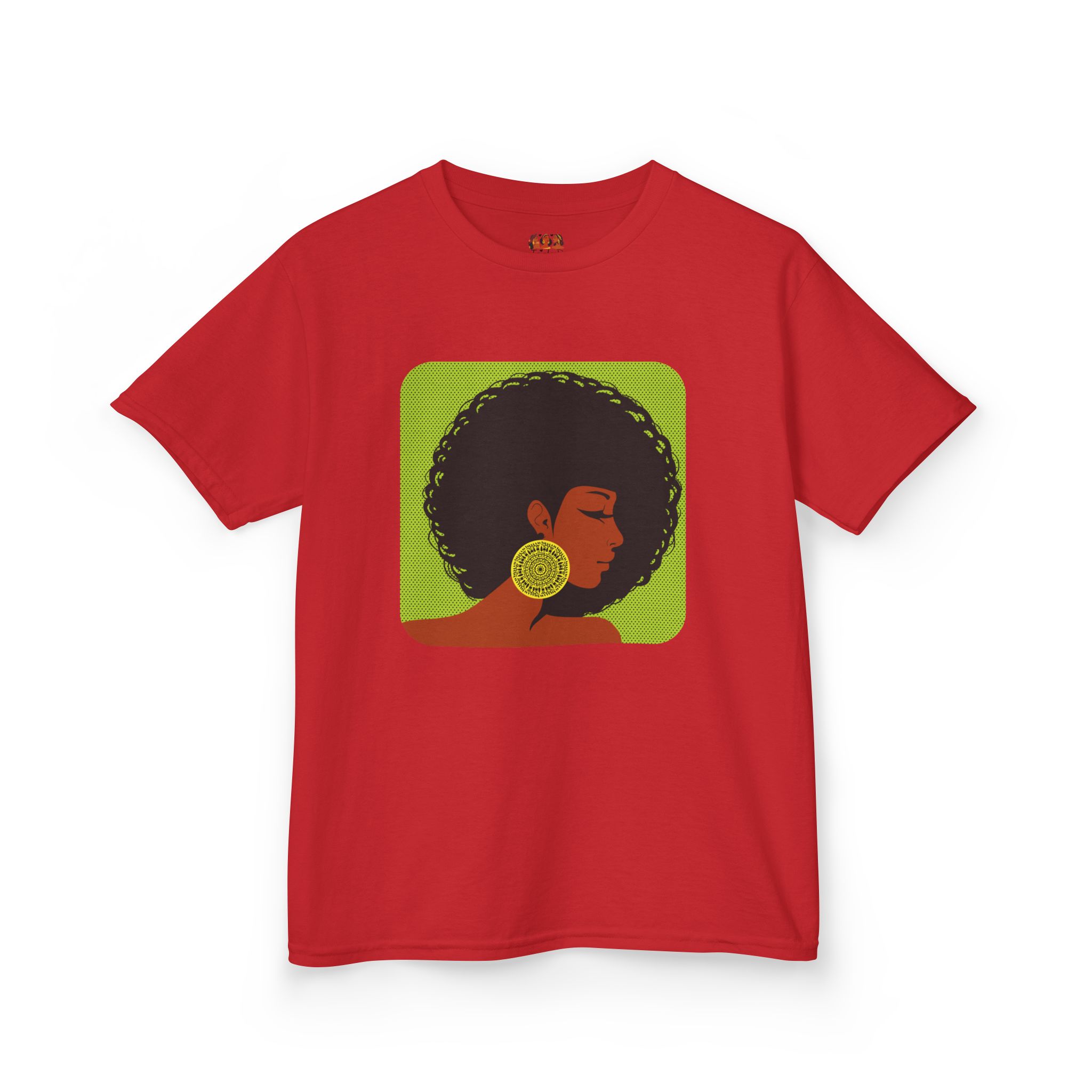 Afrocentric Kids Heavy Cotton™ T-Shirt - Black African American Girl Pride Cultural Shirt, Fun Children’s Apparel - Image 24