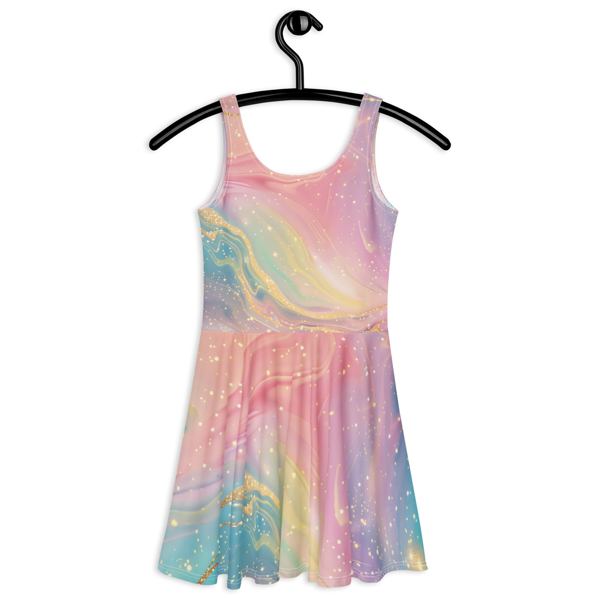 Pastel Marble Galaxy Skater Dress - Image 2