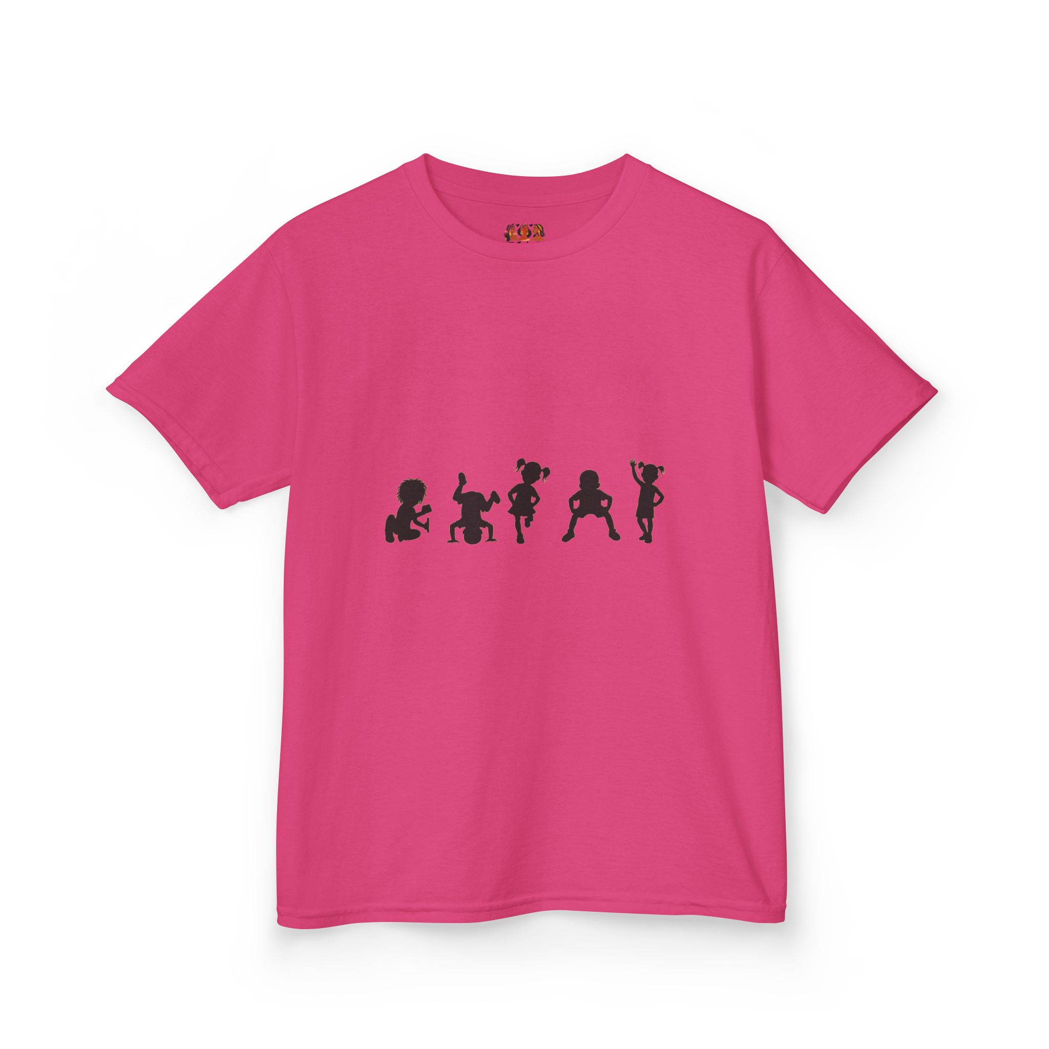 Kids Playful Silhouette Heavy Cotton™ Unisex T-shirt - Image 7
