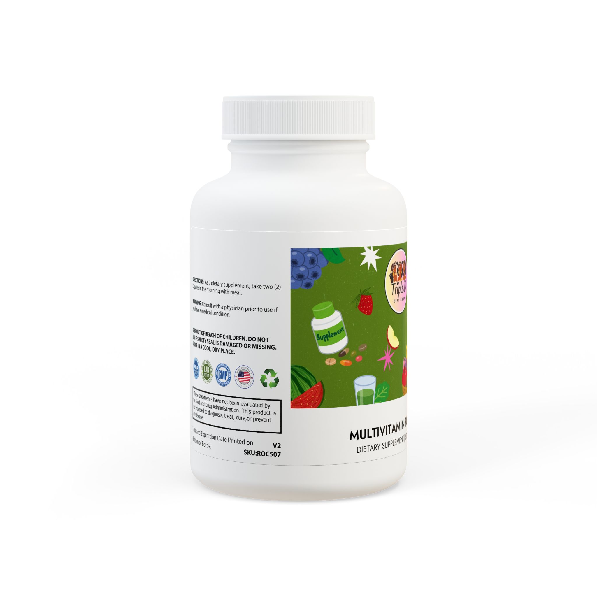 Multivitamin for Men Supplement (60 Capsules) - Image 2