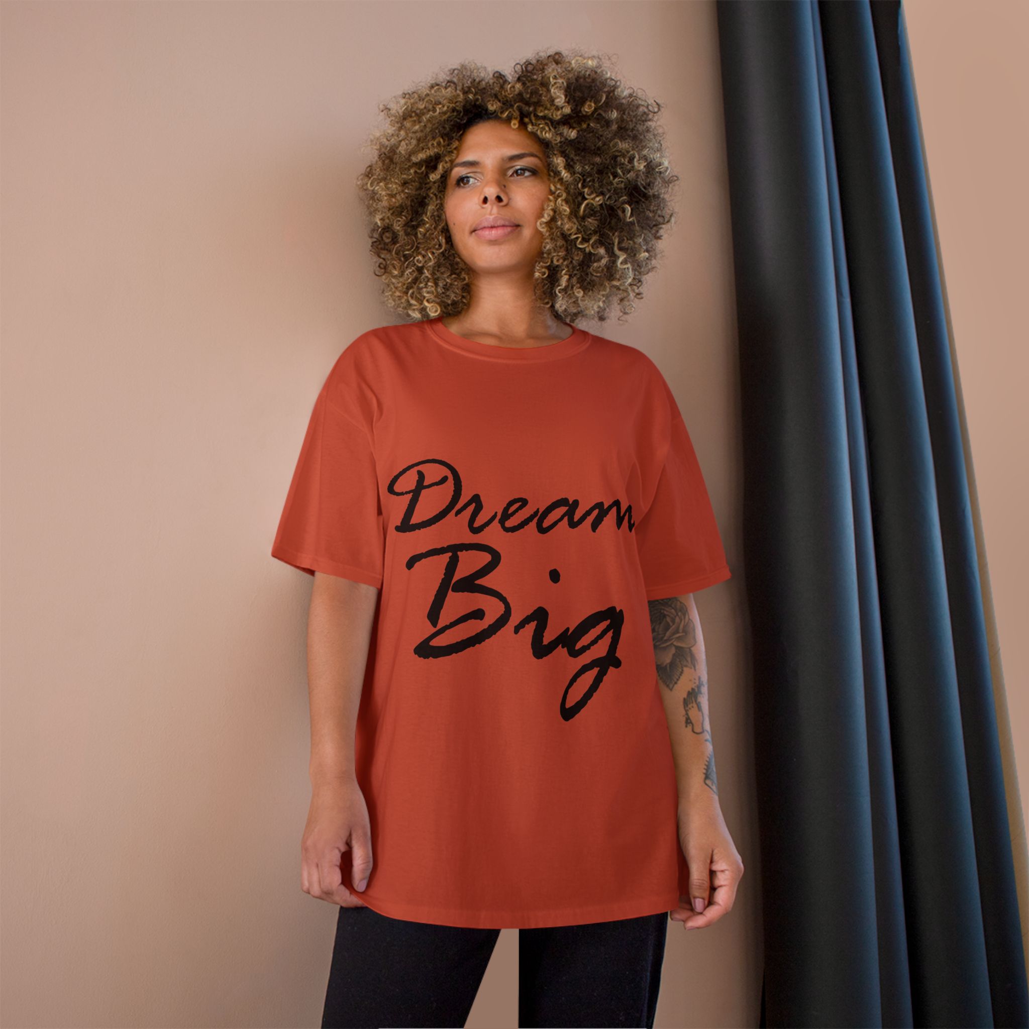 Dream Big Motivational Unisex T-Shirt — Champion Brand - Image 12