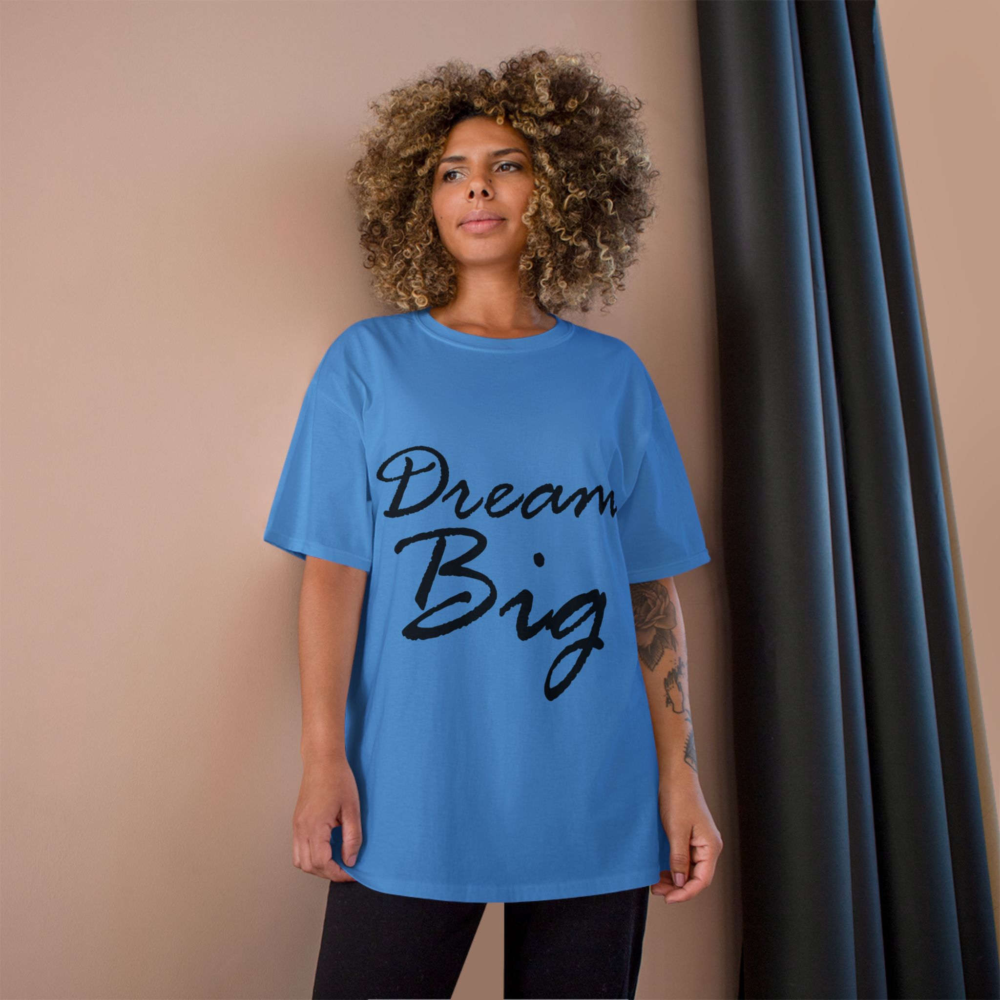 Dream Big Motivational Unisex T-Shirt — Champion Brand - Image 16