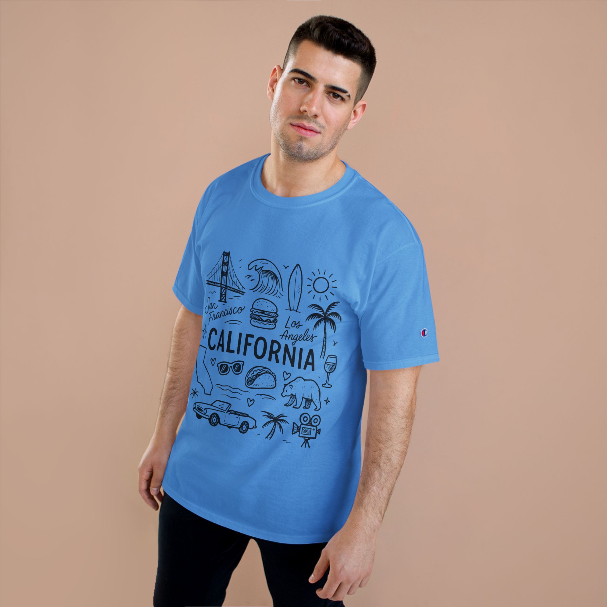 California State Icons Unisex T-Shirt — Champion Brand - Image 11