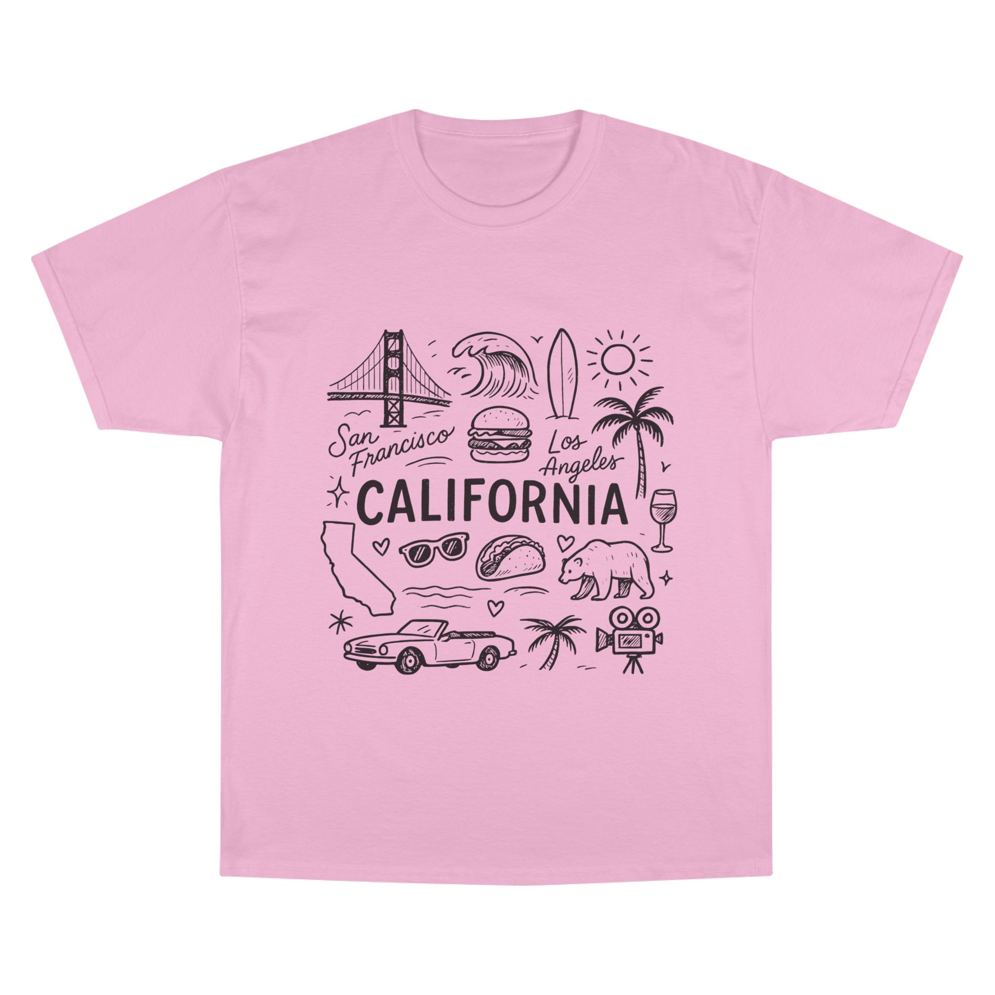 California State Icons Unisex T-Shirt — Champion Brand - Image 13
