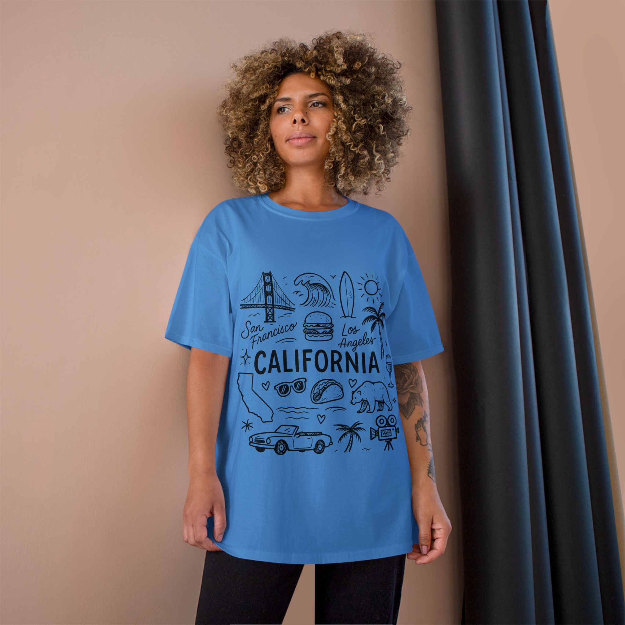 California State Icons Unisex T-Shirt — Champion Brand - Image 12