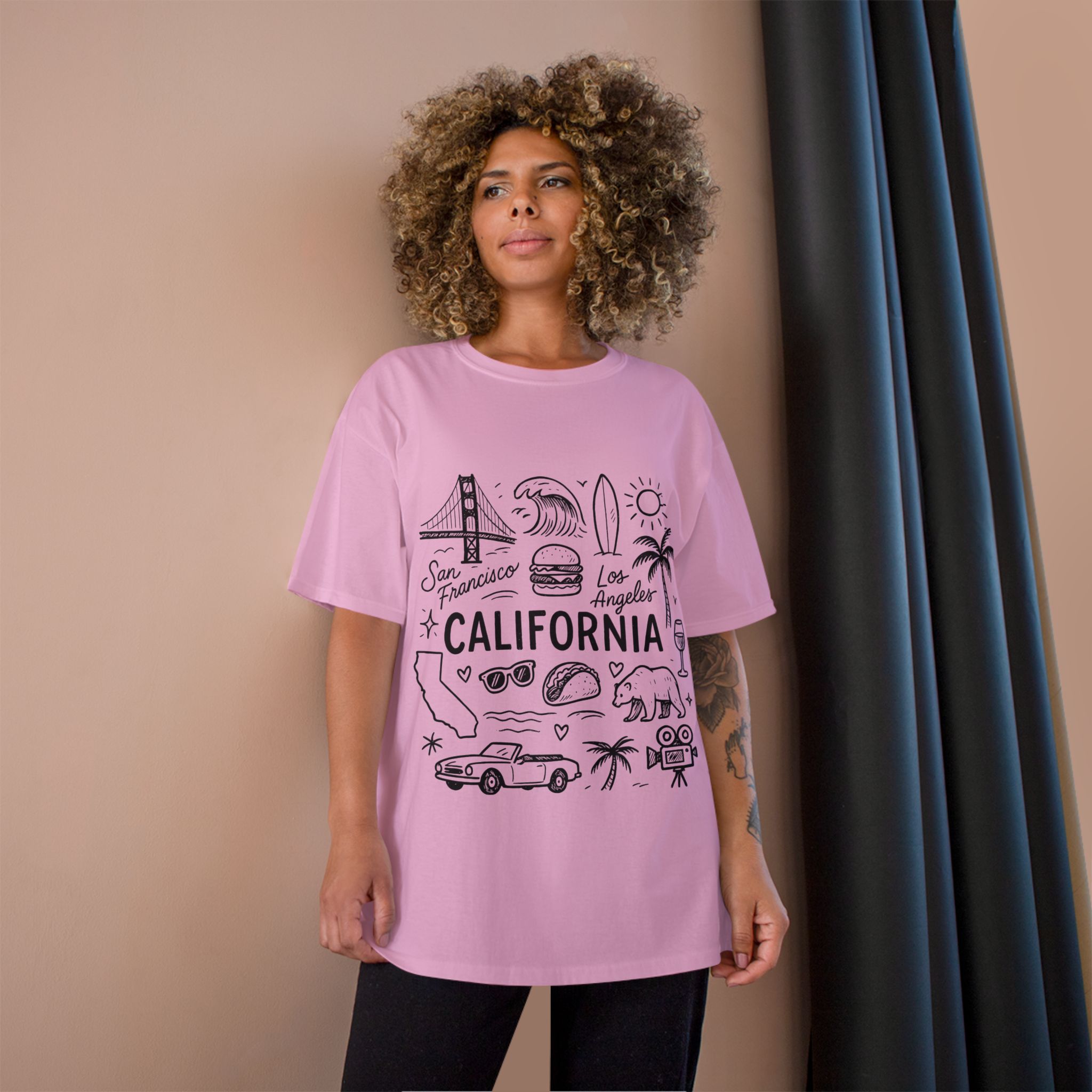 California State Icons Unisex T-Shirt — Champion Brand - Image 15