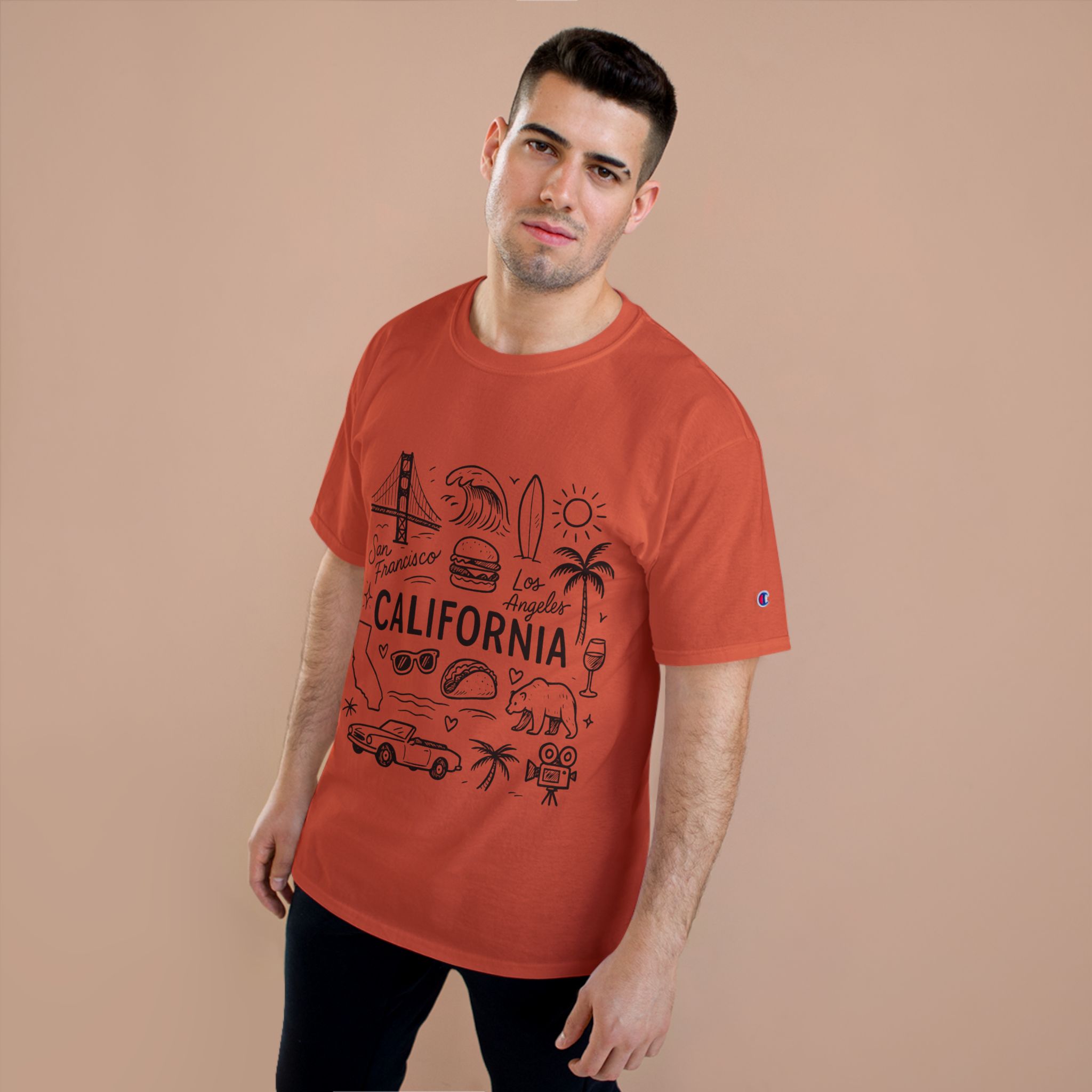 California State Icons Unisex T-Shirt — Champion Brand - Image 8