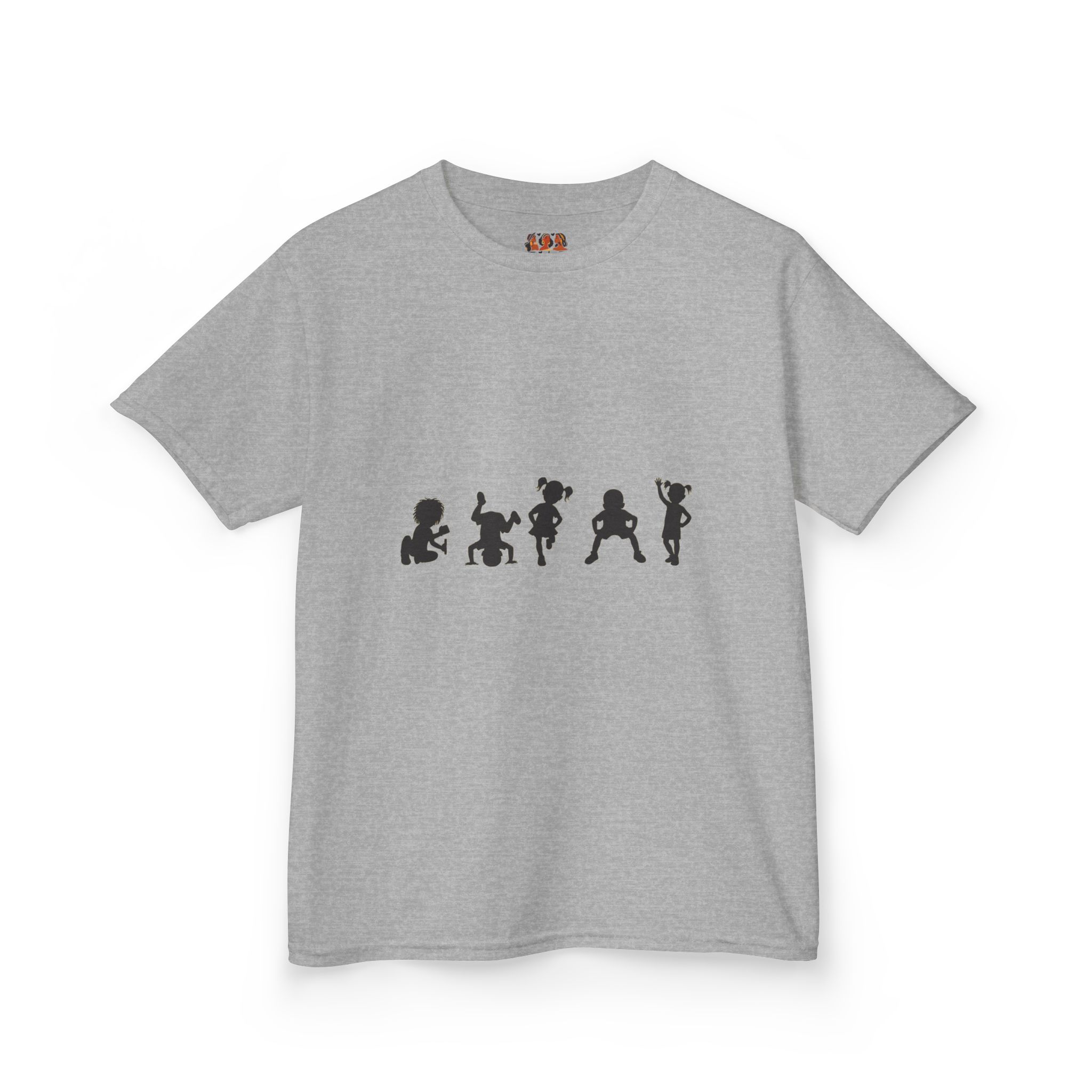Kids Playful Silhouette Heavy Cotton™ Unisex T-shirt - Image 2