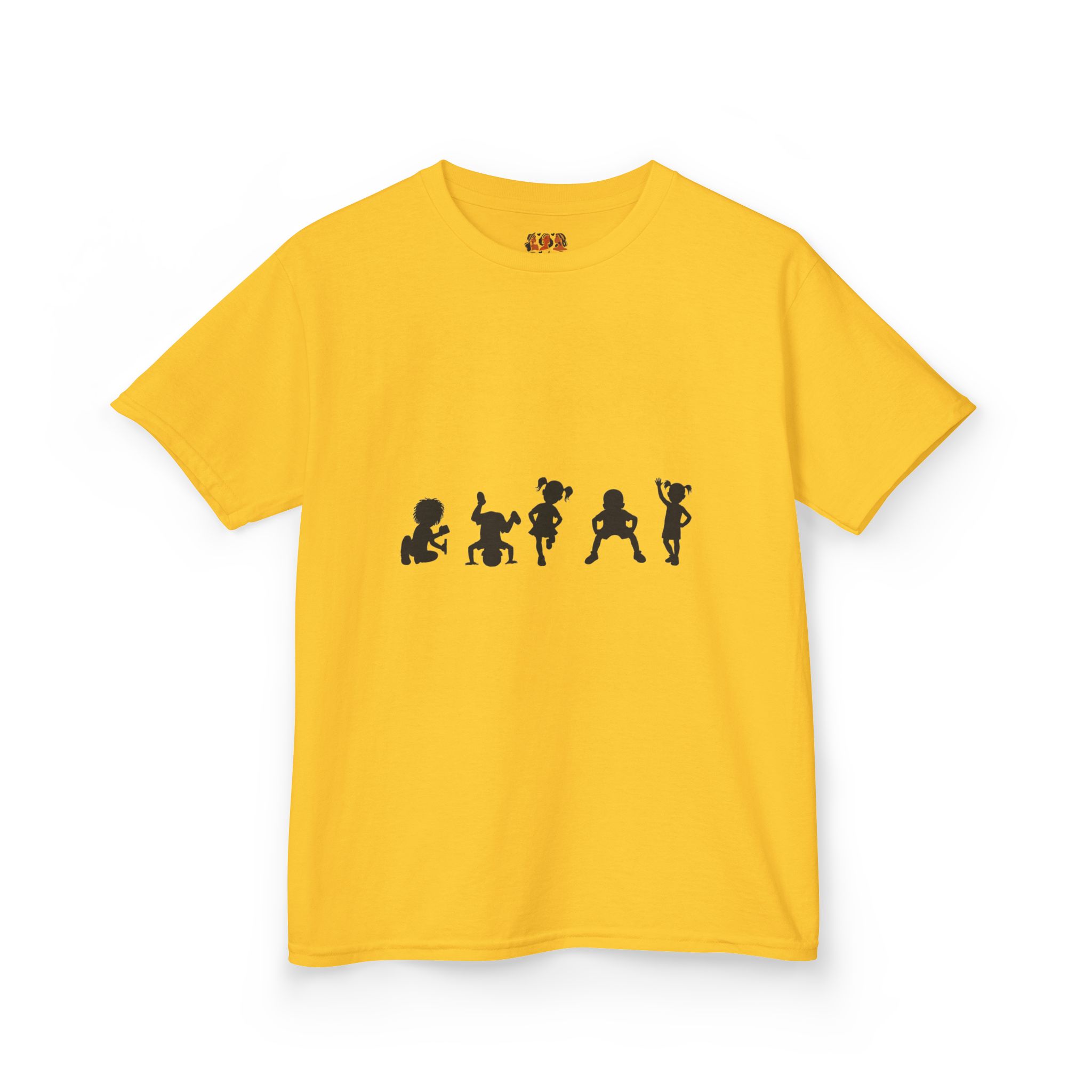 Kids Playful Silhouette Heavy Cotton™ Unisex T-shirt - Image 3