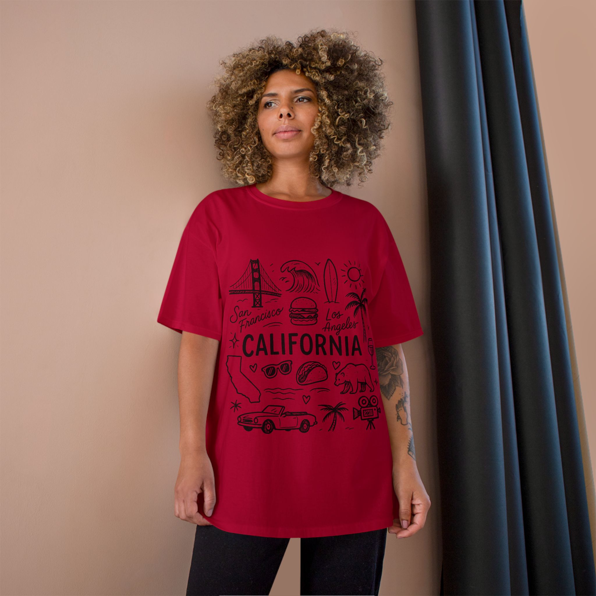 California State Icons Unisex T-Shirt — Champion Brand - Image 18