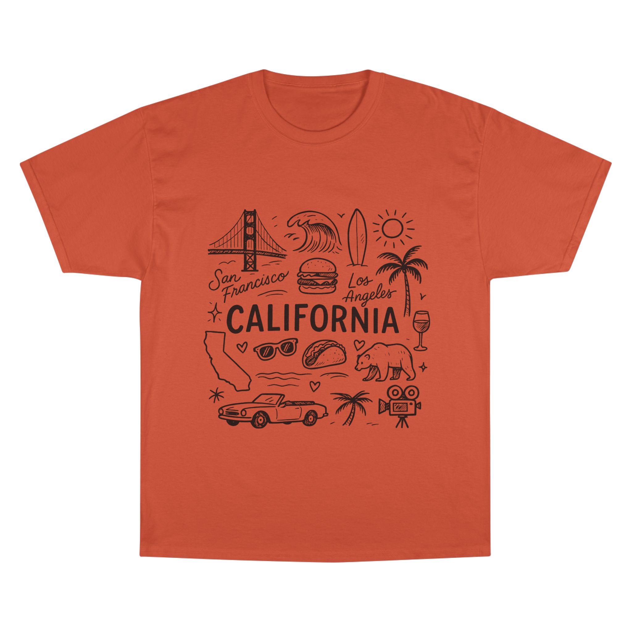 California State Icons Unisex T-Shirt — Champion Brand - Image 7