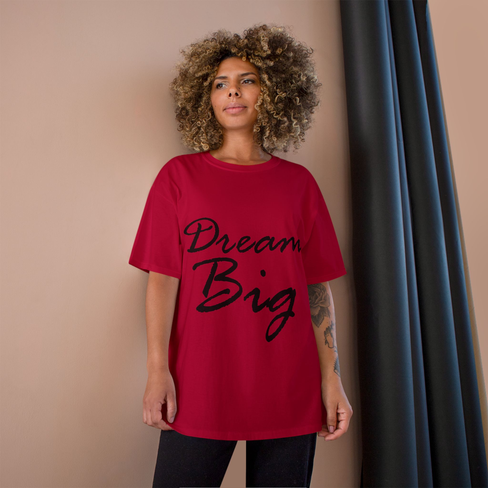 Dream Big Motivational Unisex T-Shirt — Champion Brand - Image 28