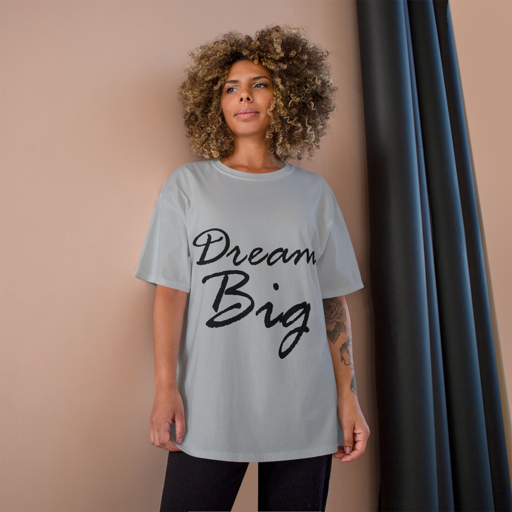 Dream Big Motivational Unisex T-Shirt — Champion Brand - Image 8