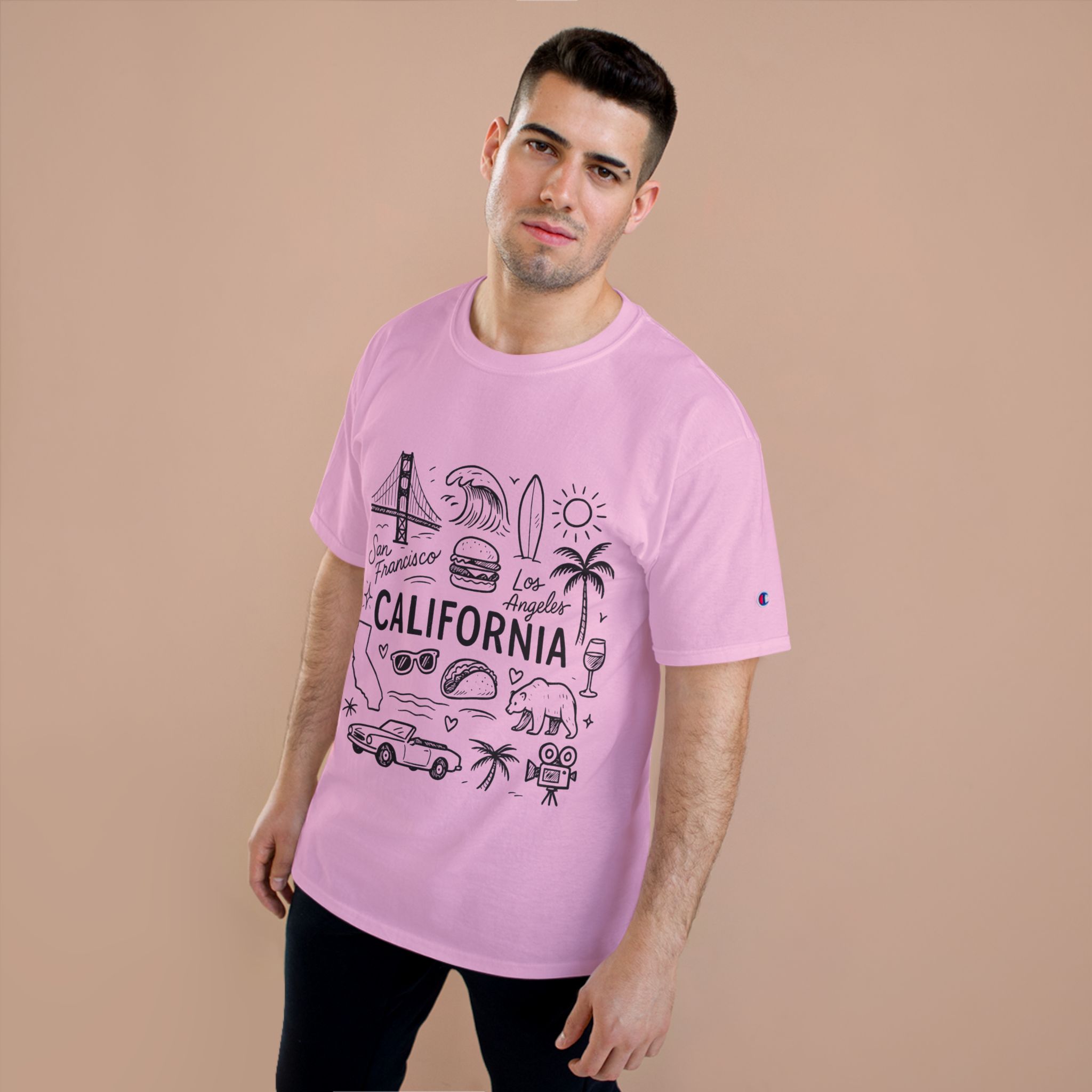 California State Icons Unisex T-Shirt — Champion Brand - Image 14