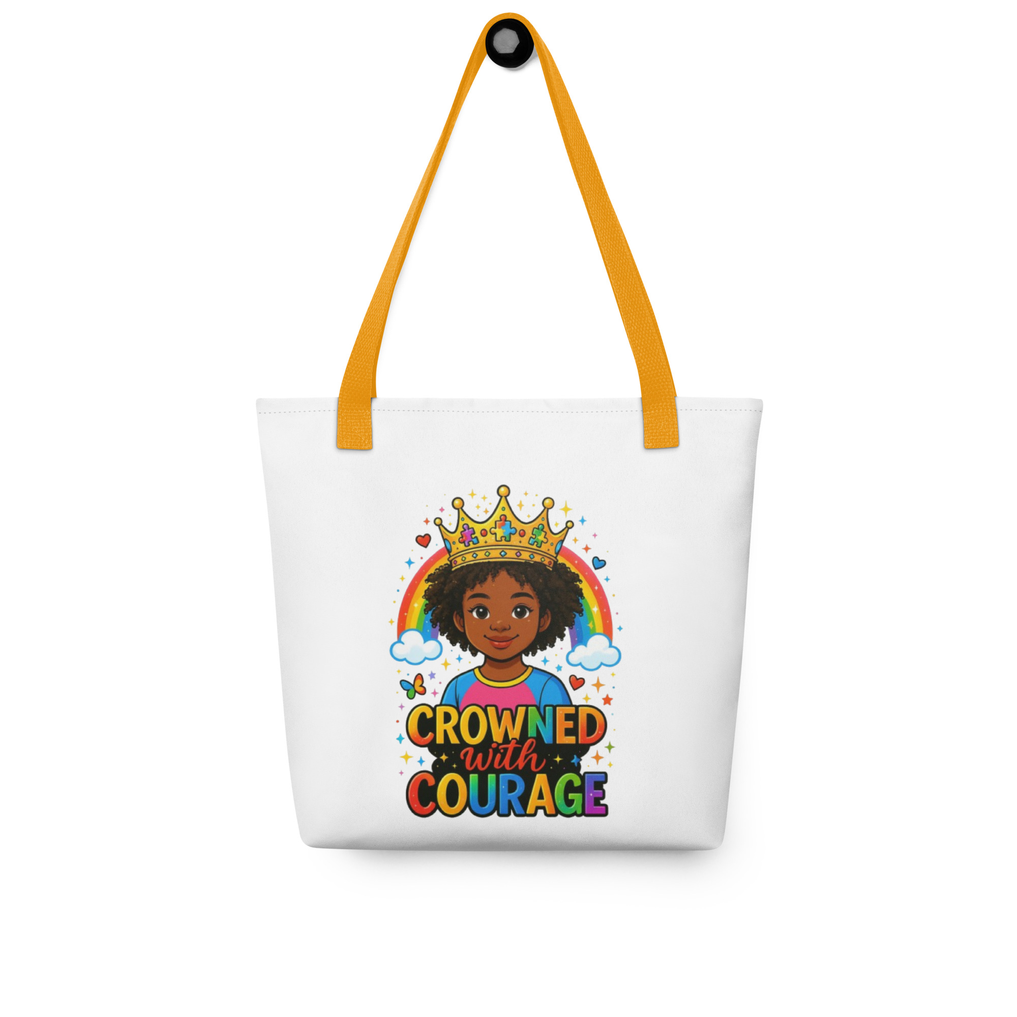 Crowned with Courage Tote Bag - Image 6