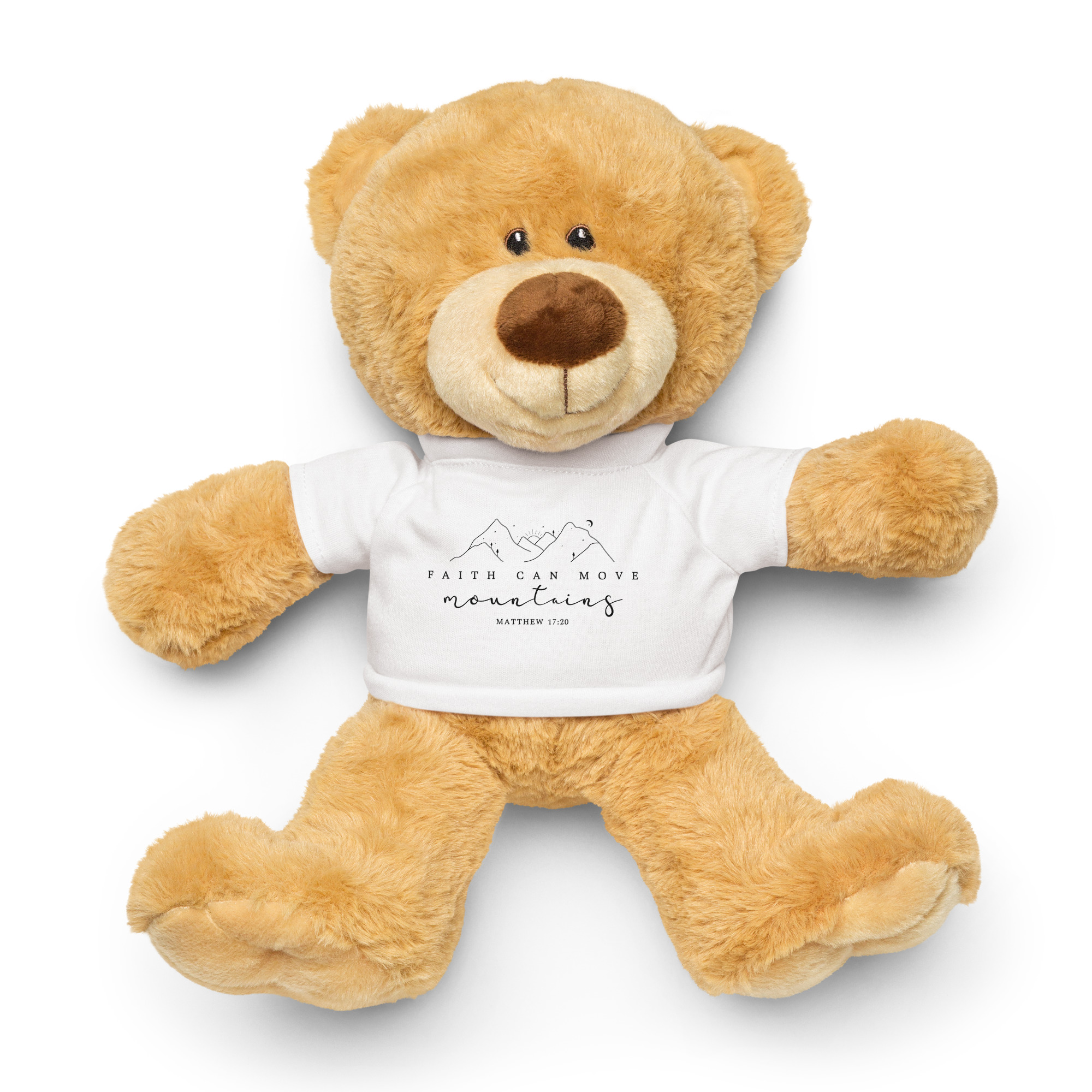 Teddy Bear with a Faith T-shirt
