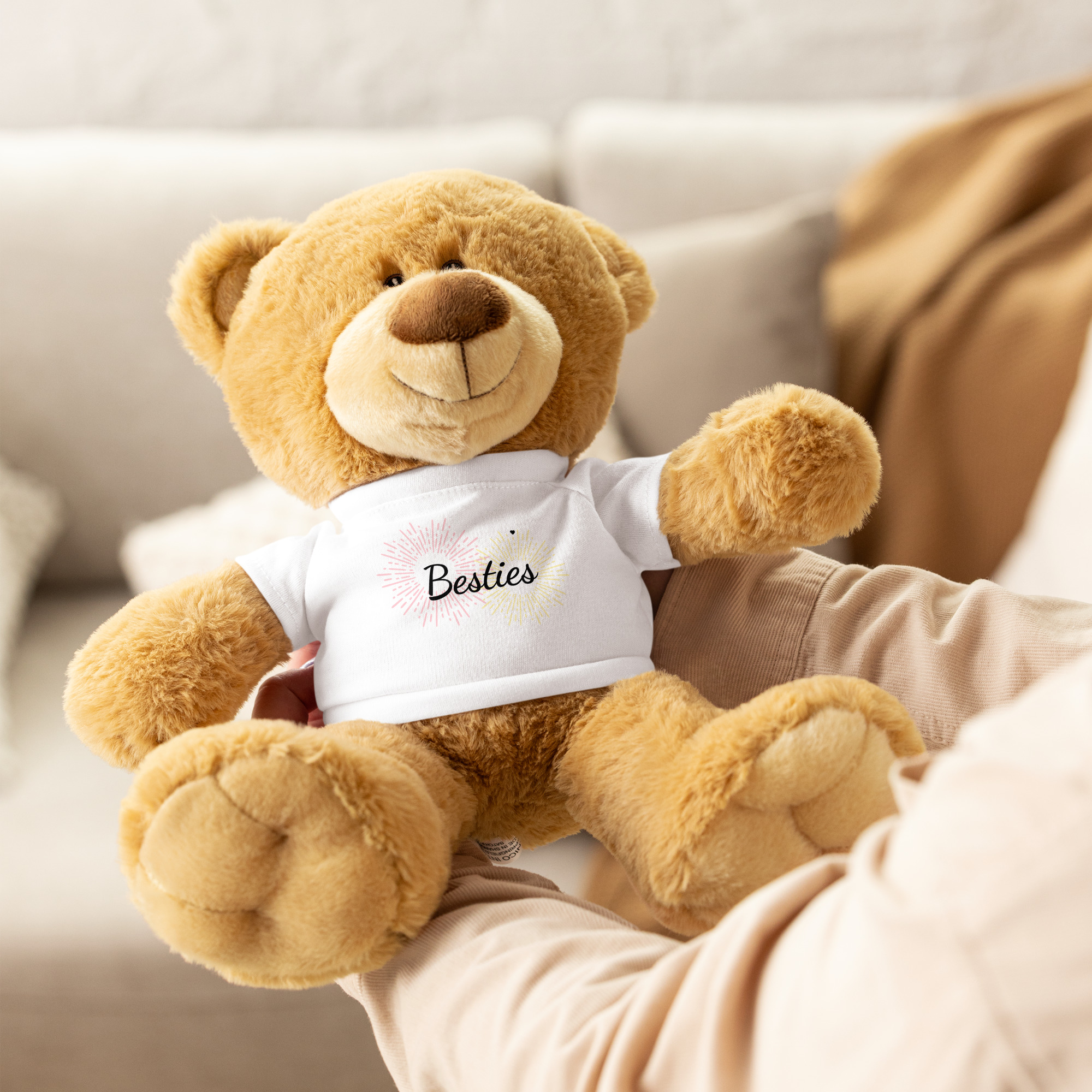 Teddy Bear with a Besties T-shirt - Image 6