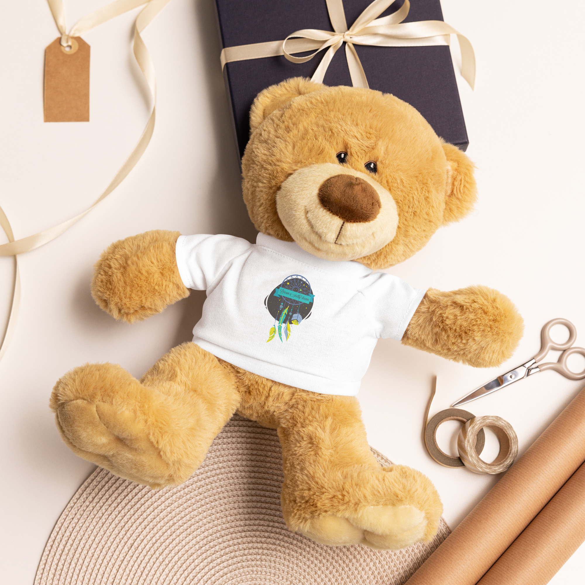 Teddy Bear with a Dream Catcher T-shirt - Image 2