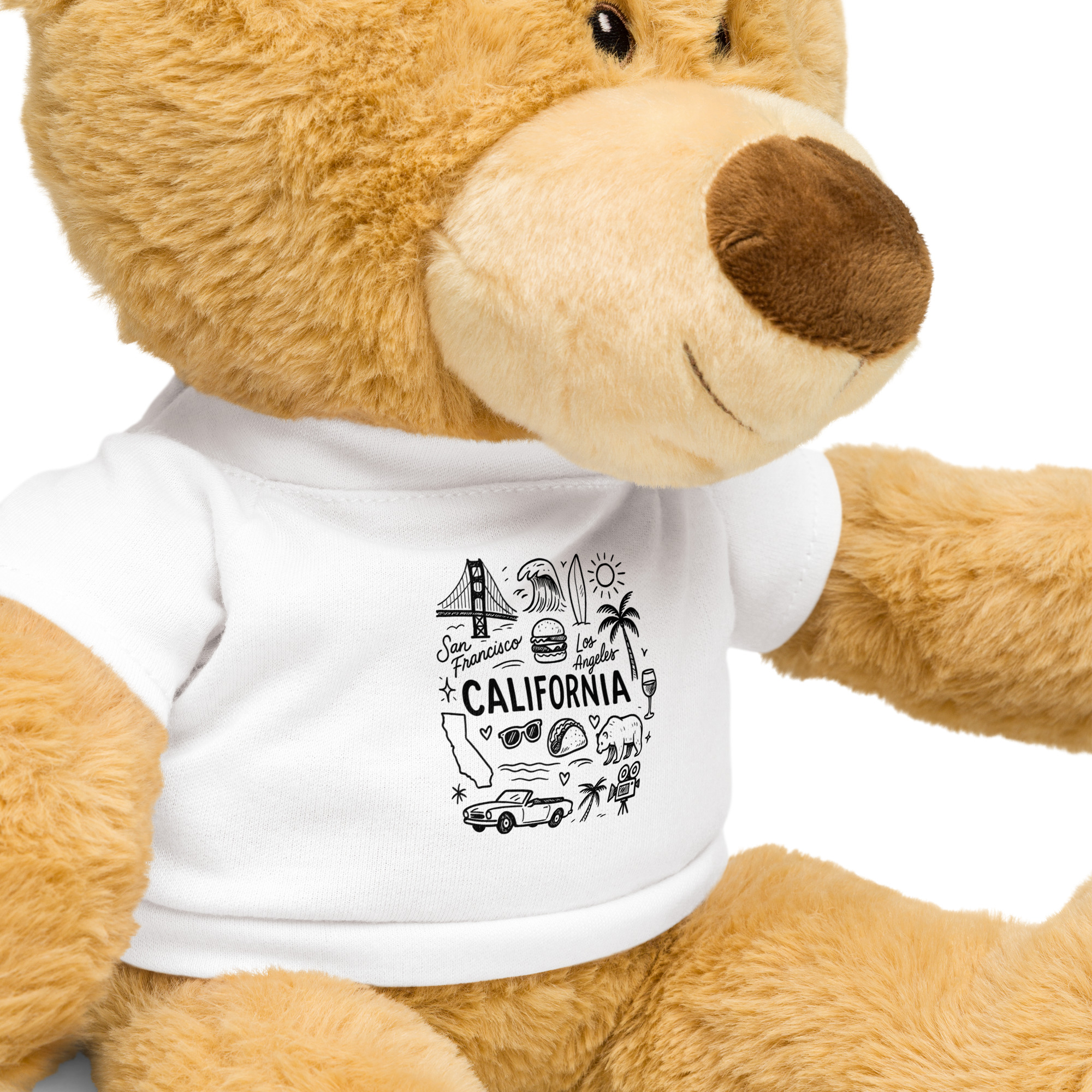 Teddy Bear with a California T-shirt - Image 2