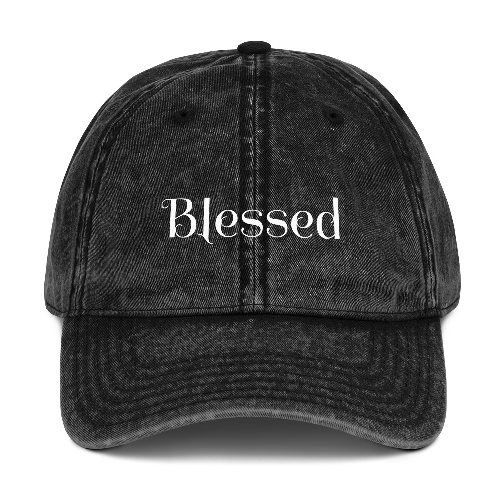 Blessed Vintage Cotton Twill Cap