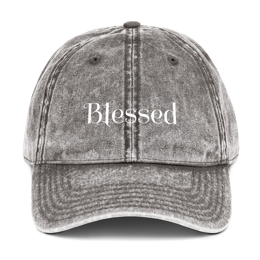Blessed Vintage Cotton Twill Cap - Image 28
