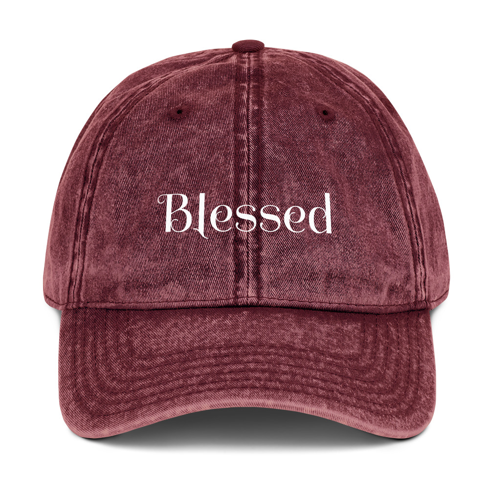 Blessed Vintage Cotton Twill Cap - Image 16