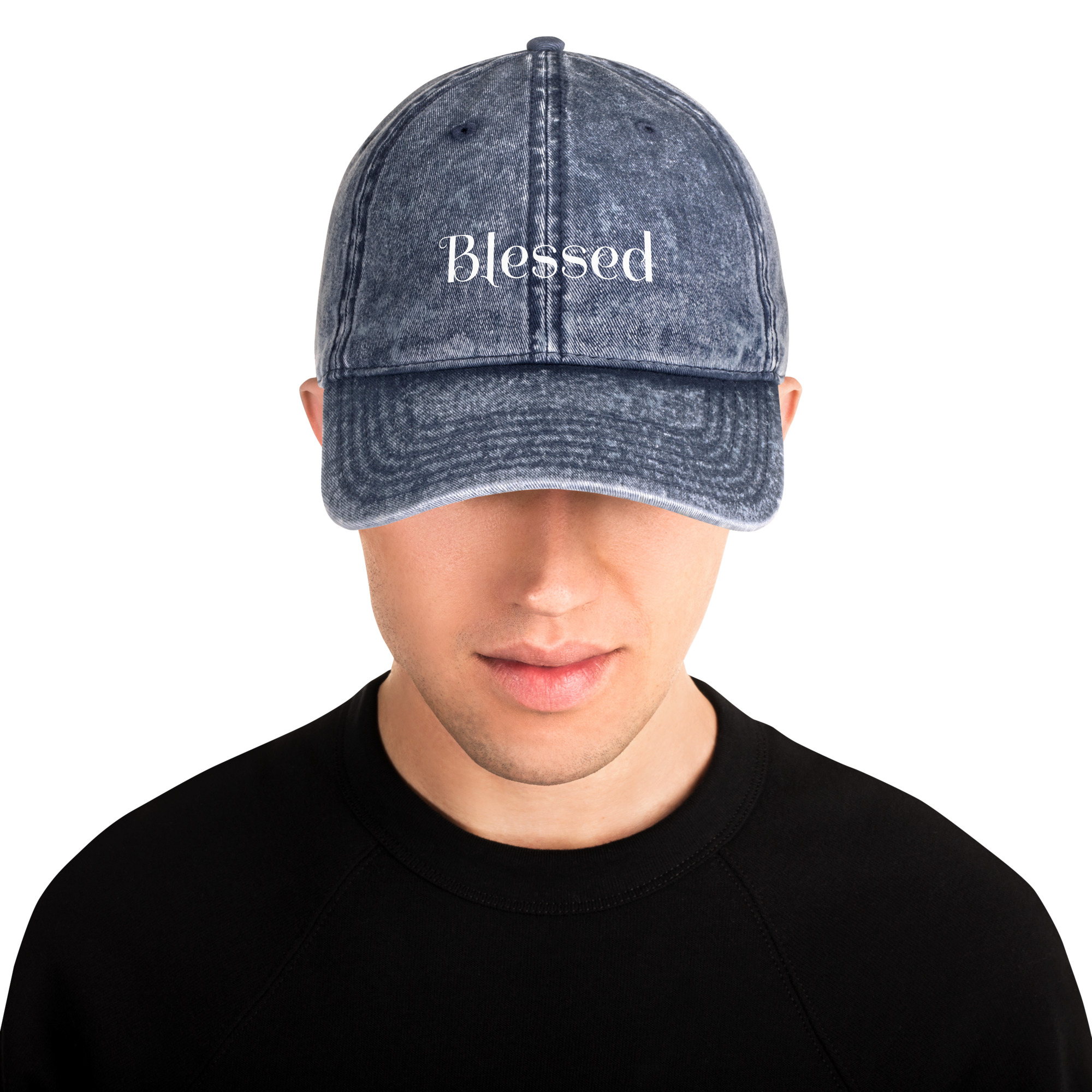 Blessed Vintage Cotton Twill Cap - Image 4