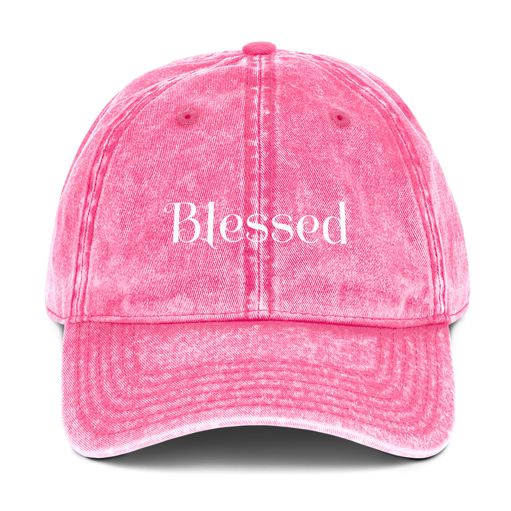 Blessed Vintage Cotton Twill Cap - Image 24