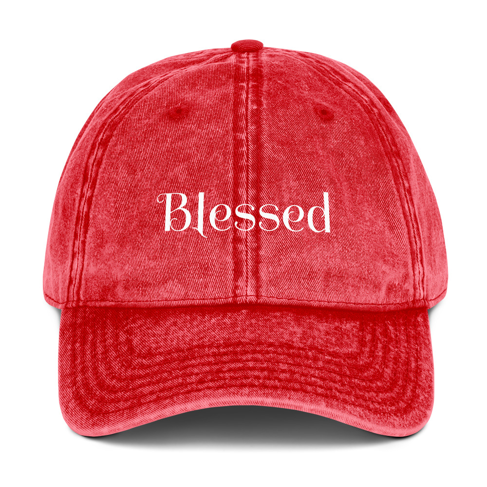 Blessed Vintage Cotton Twill Cap - Image 20